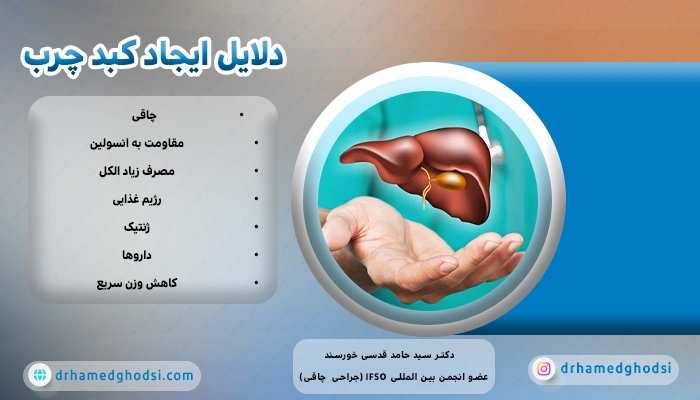 دلایل ایجاد کبد چرب